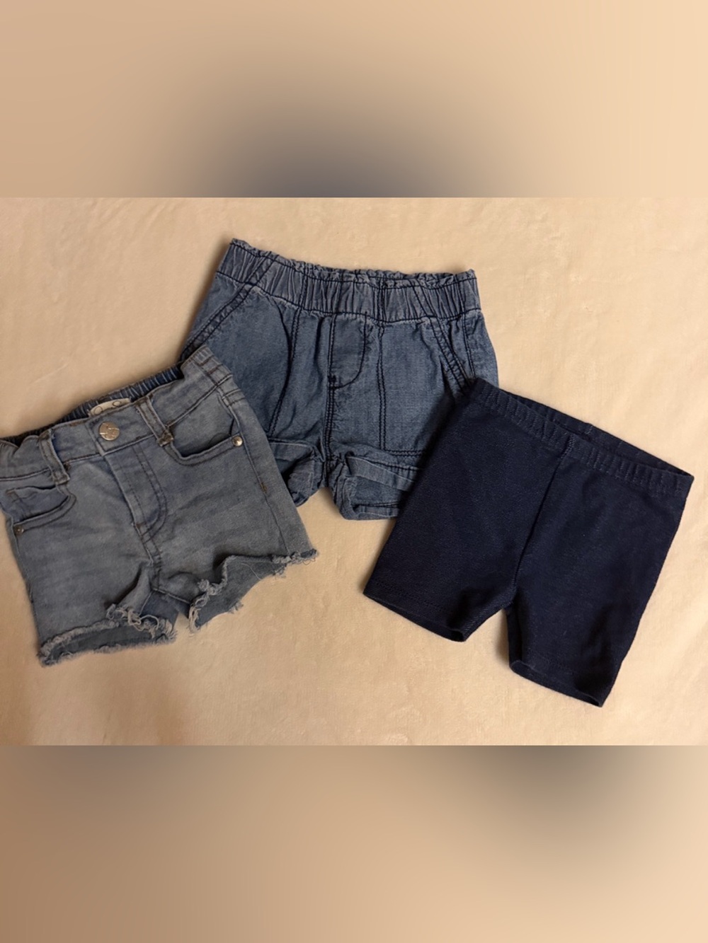 12month denim shorts bundle
